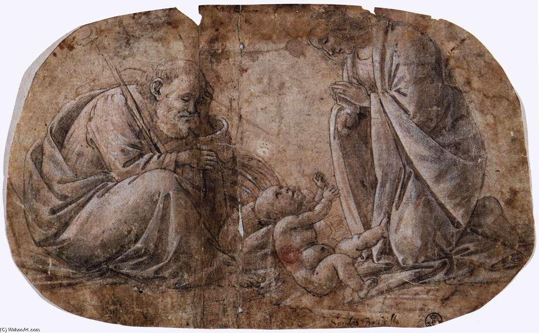 Adoration Of The Child — Sandro Botticelli