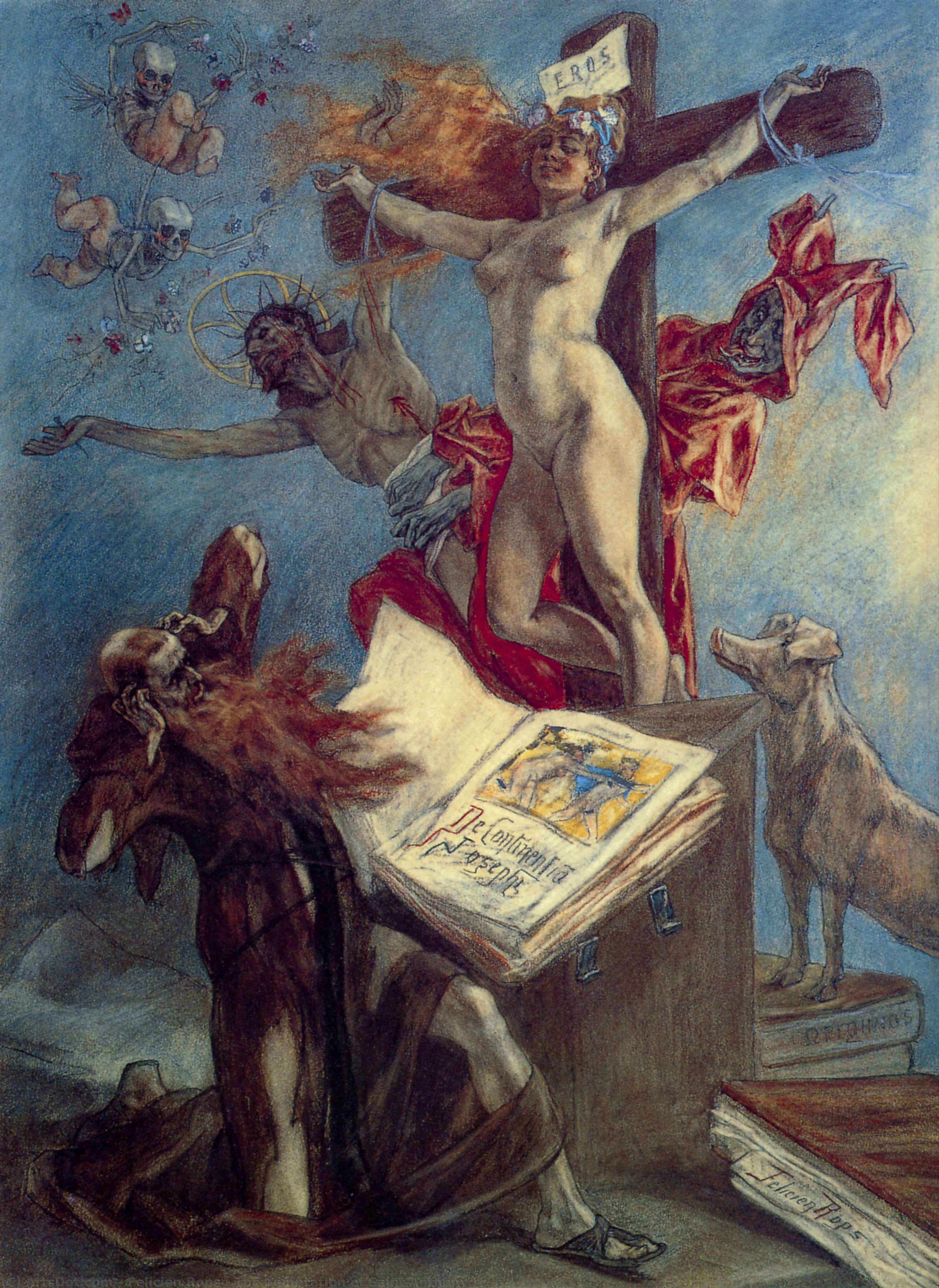 The Temptation Of Saint Anthony — Félicien Rops