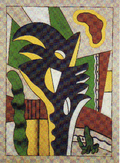 The Big Blue Cock — Fernand Léger