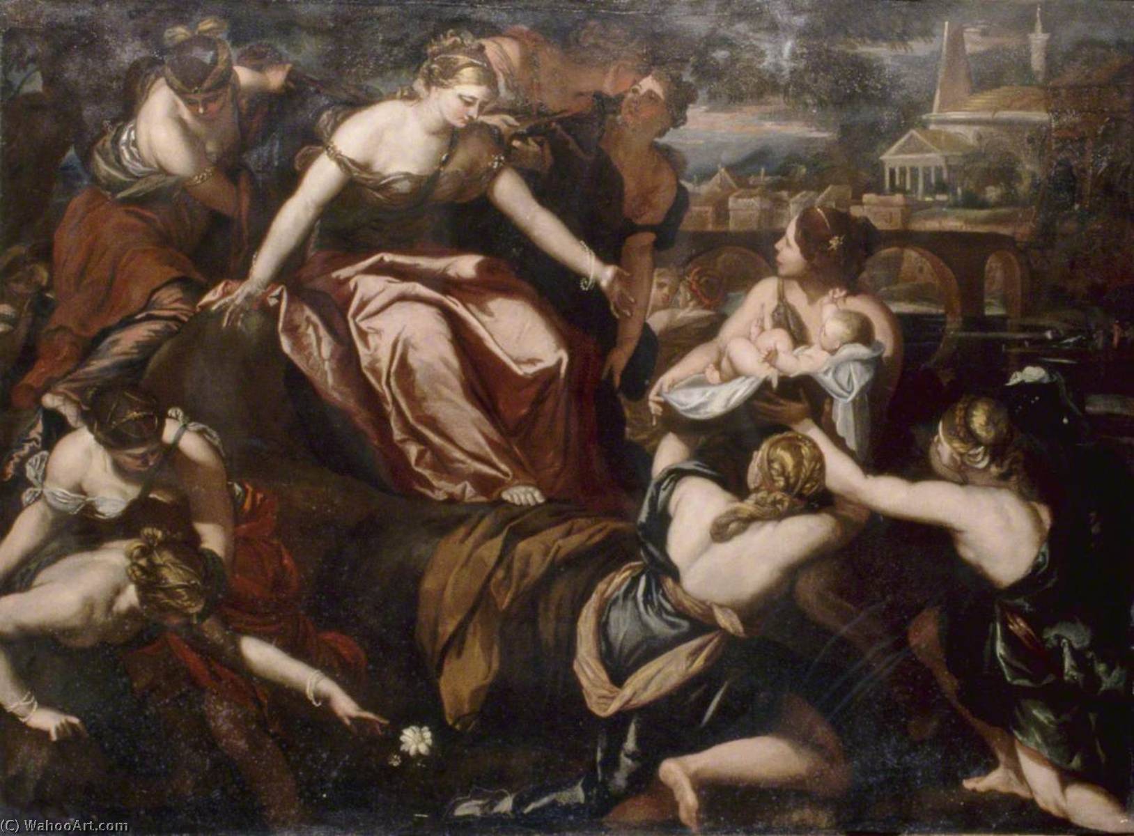 The Finding Of Moses — Luca Giordano
