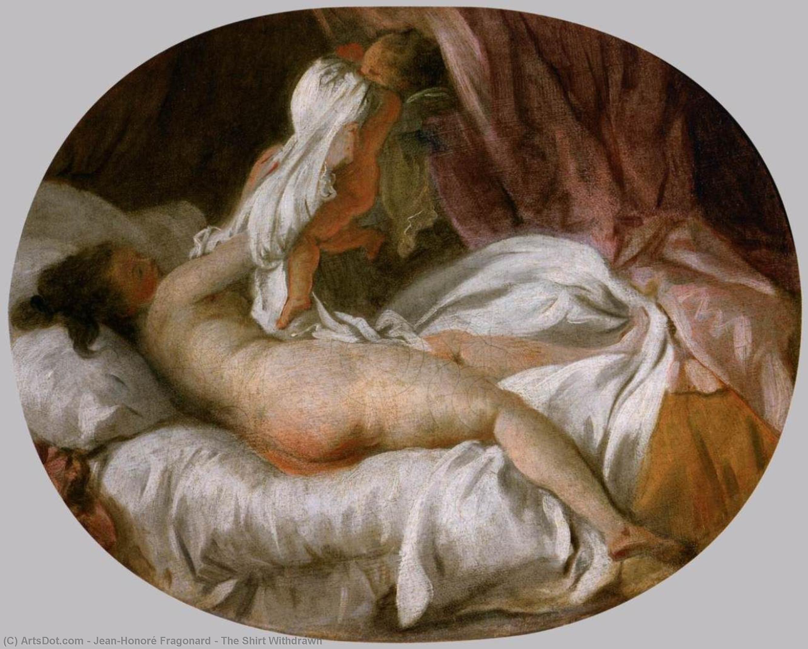 The Shirt Withdrawn — Jean-honoré Fragonard