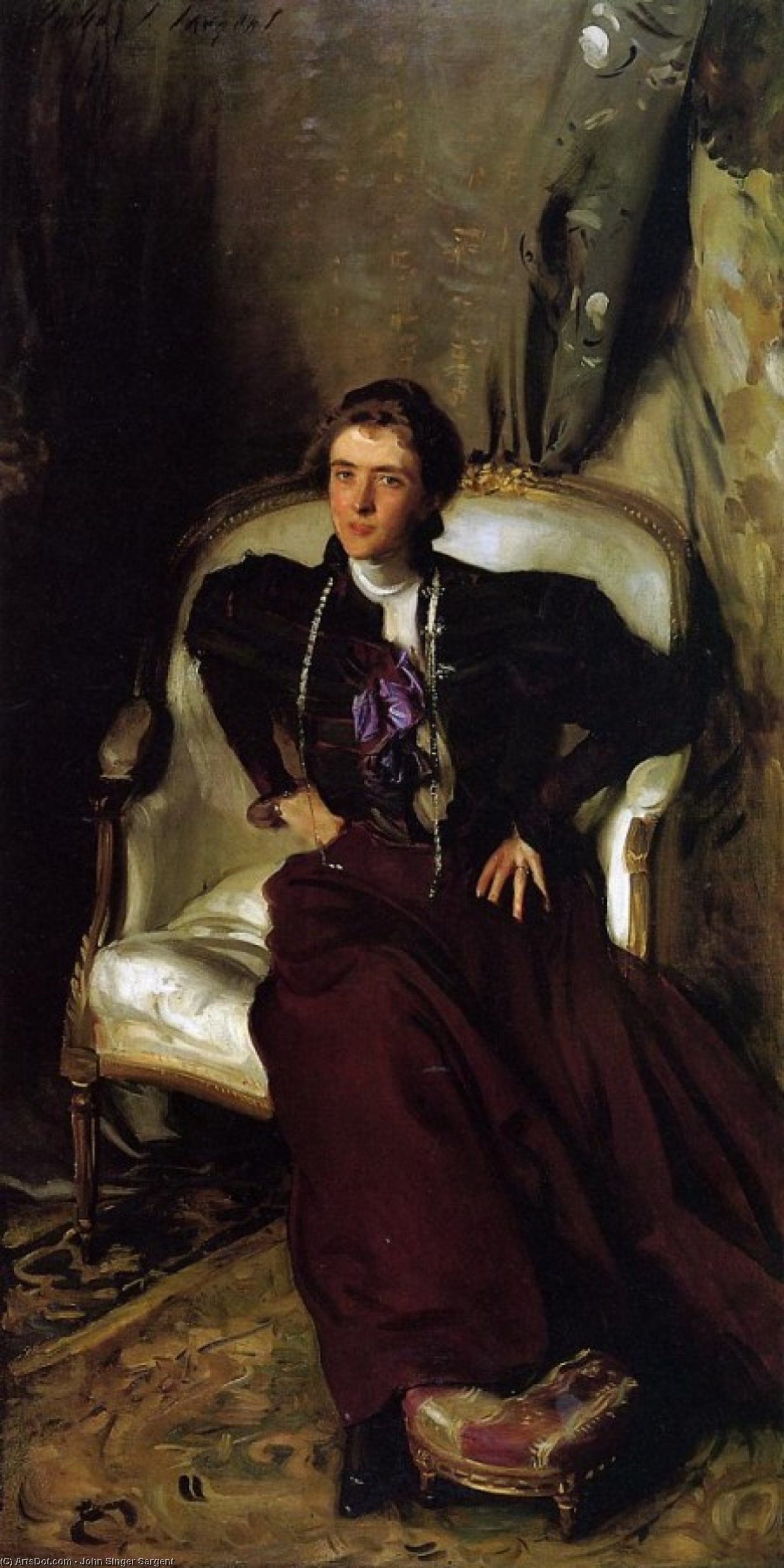 Portrait Of Mrs Alice Brisbane Thursby — John Singer Sargent