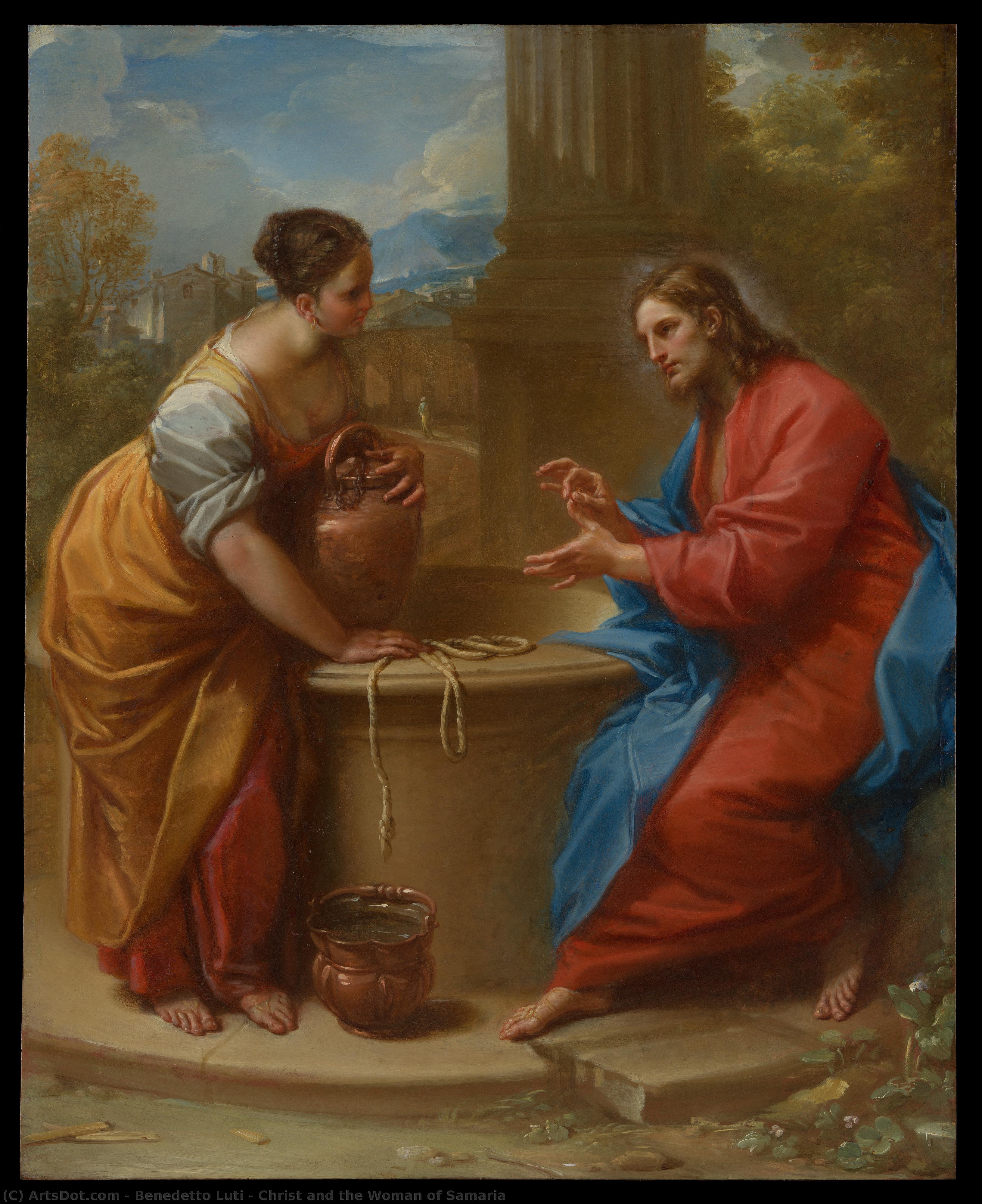 Christ And The Woman Of Samaria — Benedetto Luti