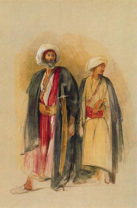 Shaykh Hussein Of Gefel Tor And His Son — John Frederick Lewis