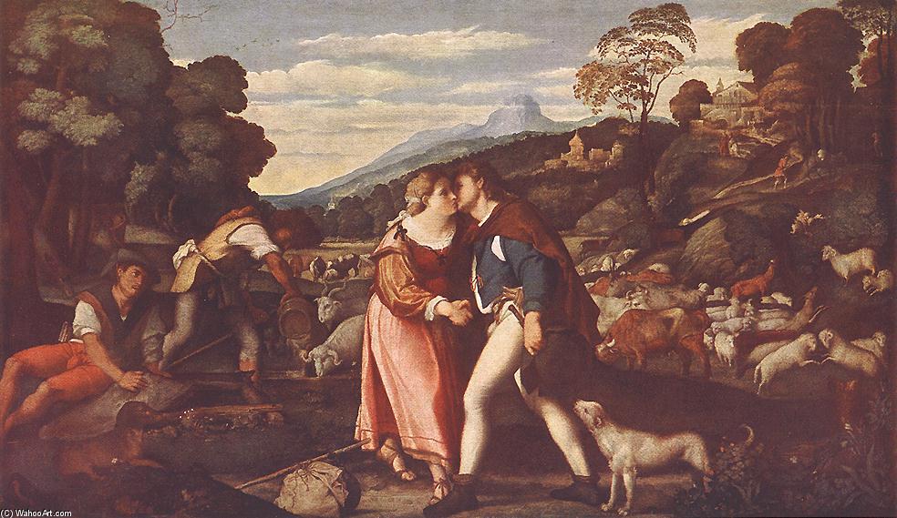 Jacob And Rachel — Palma Vecchio