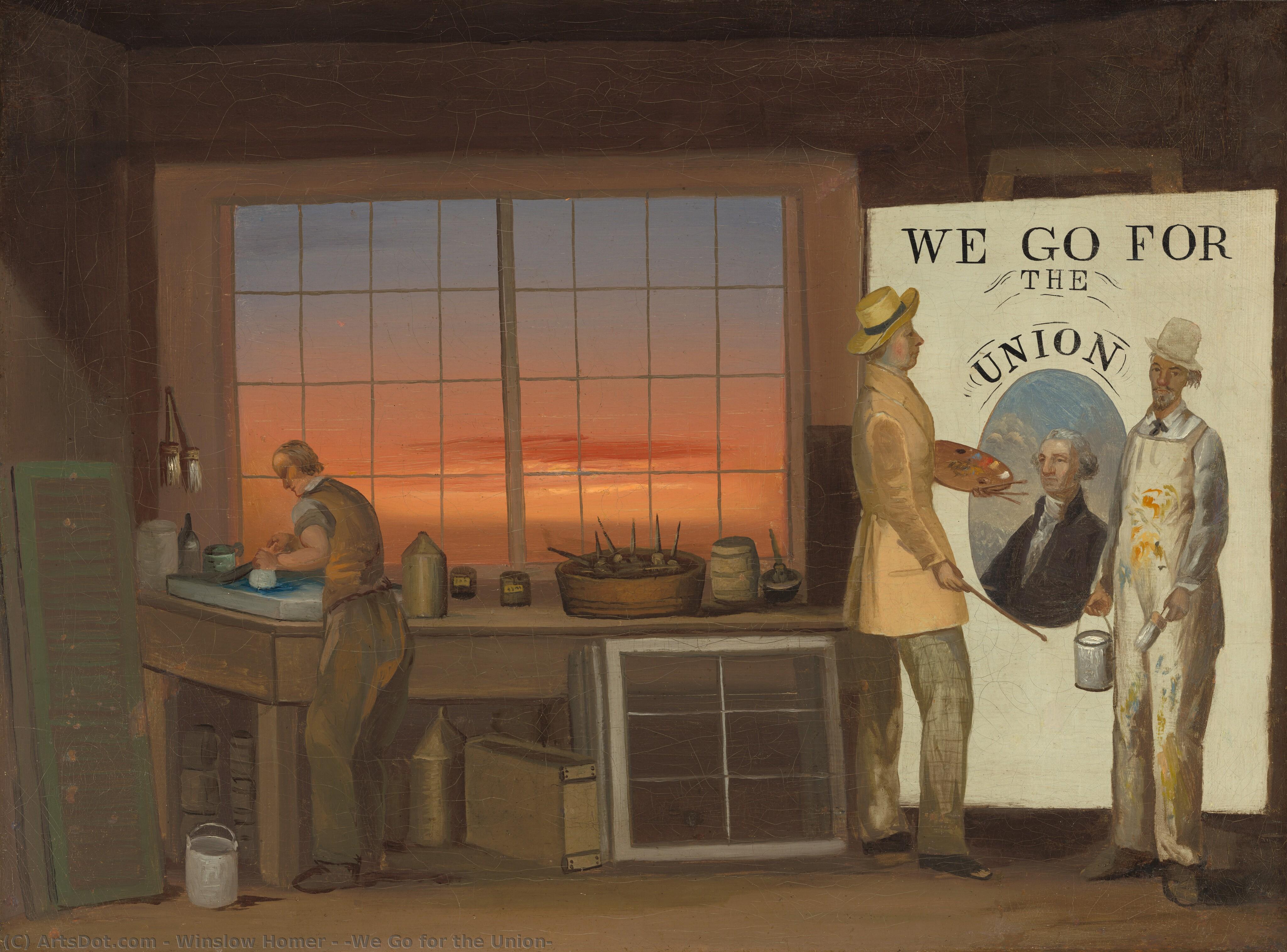 'we Go For The Union' — Winslow Homer