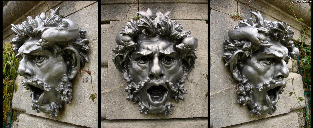Three Views Of A Mask — Auguste Rodin