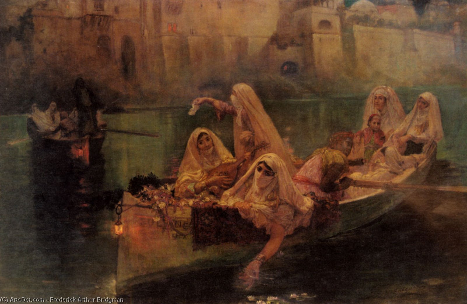 Fredick Arthur The Harem Boats — Frederick Arthur Bridgman