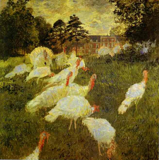 Pollos Blancos — Claude Monet