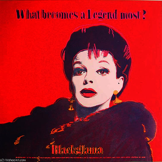 Blackglama (judy Garland) — Andy Warhol