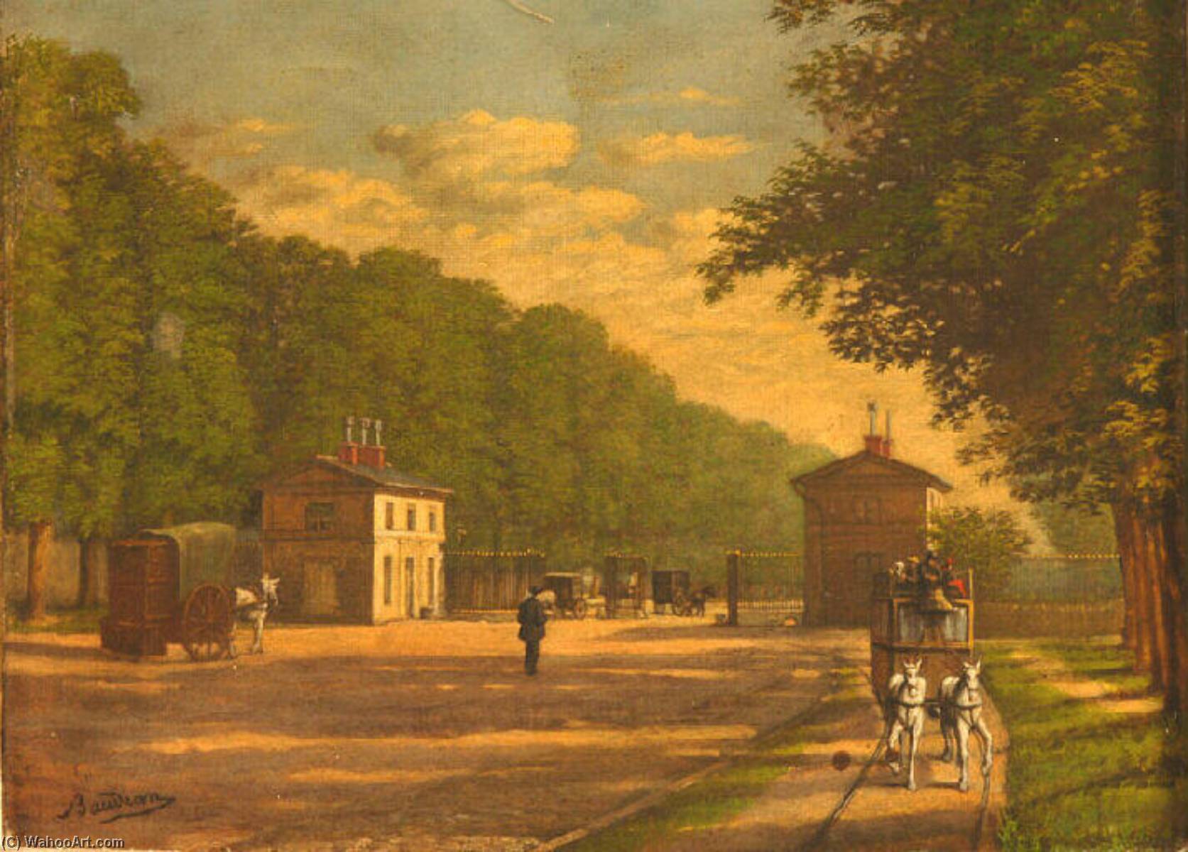 La Grille De L'avenue De Paris — Baudran Auguste Alexandre