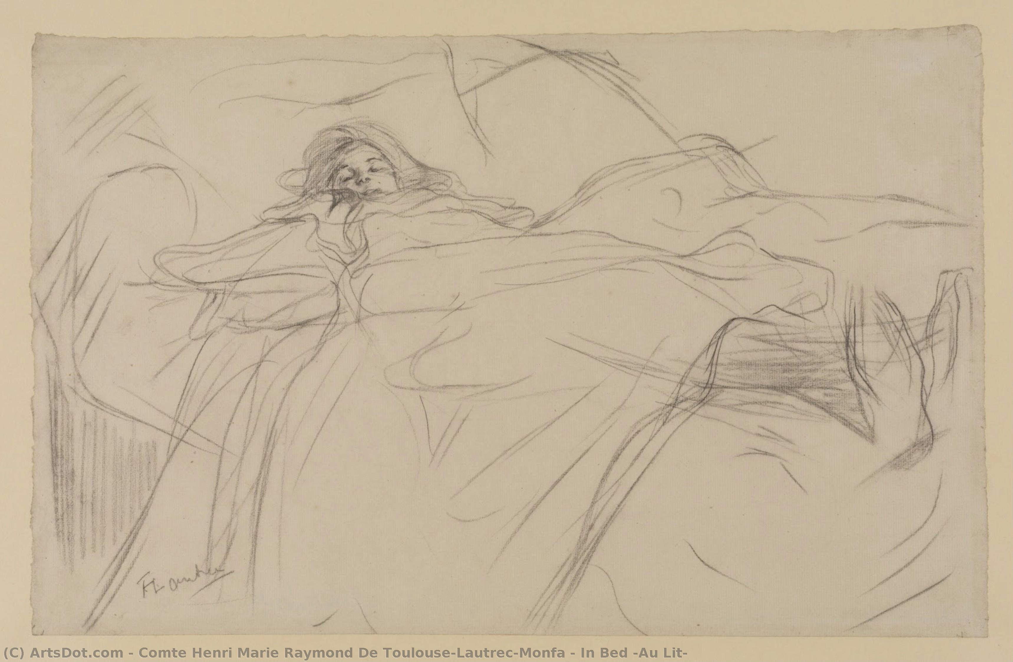 In Bed (au Lit) — Henri De Toulouse-lautrec