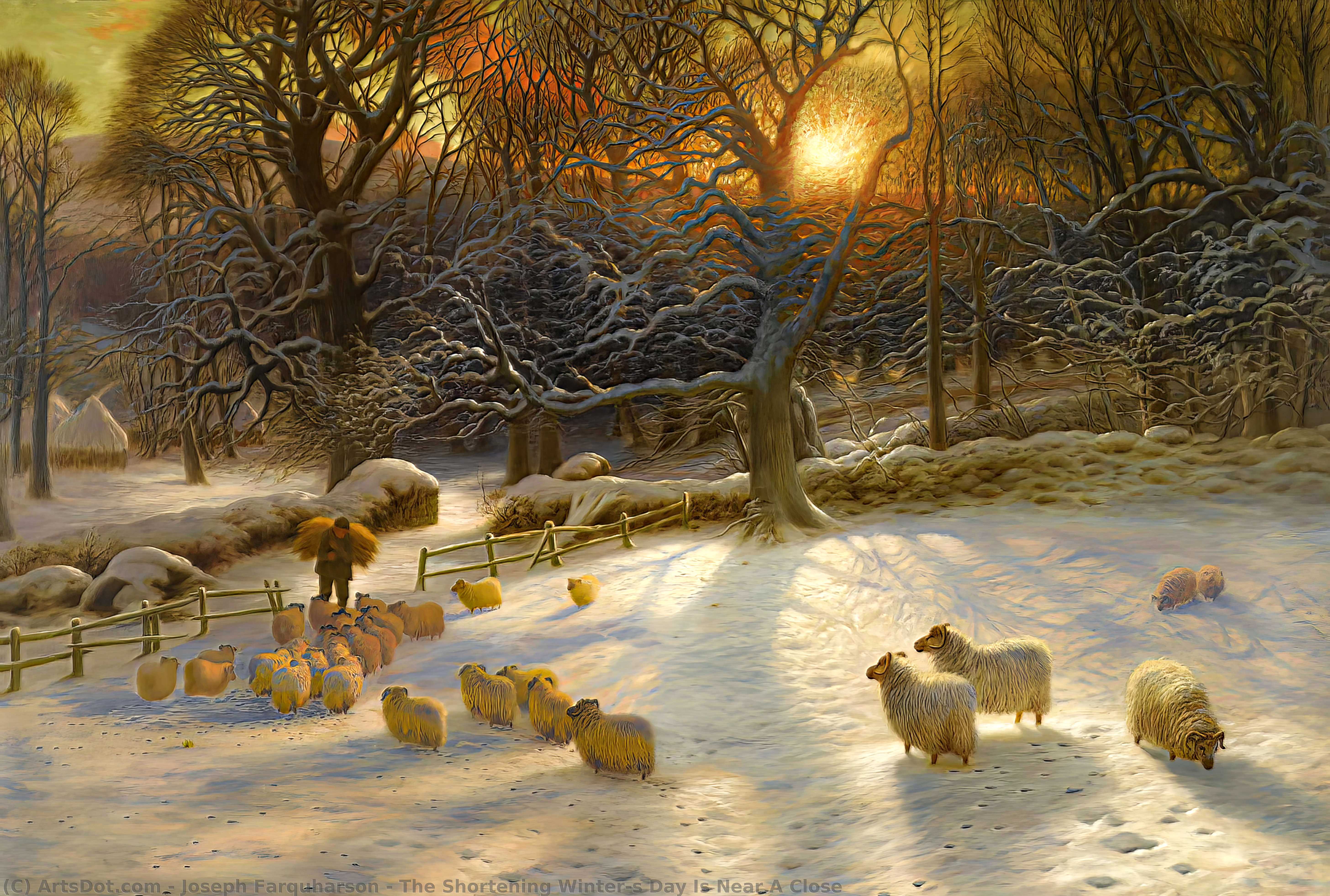 The Shortening Winter's Day Is Near A Close — Joseph Farquharson
