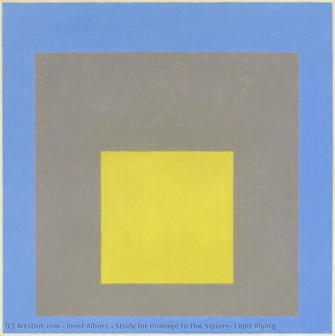 Study For Homage To The Square: Light Rising — Josef Albers