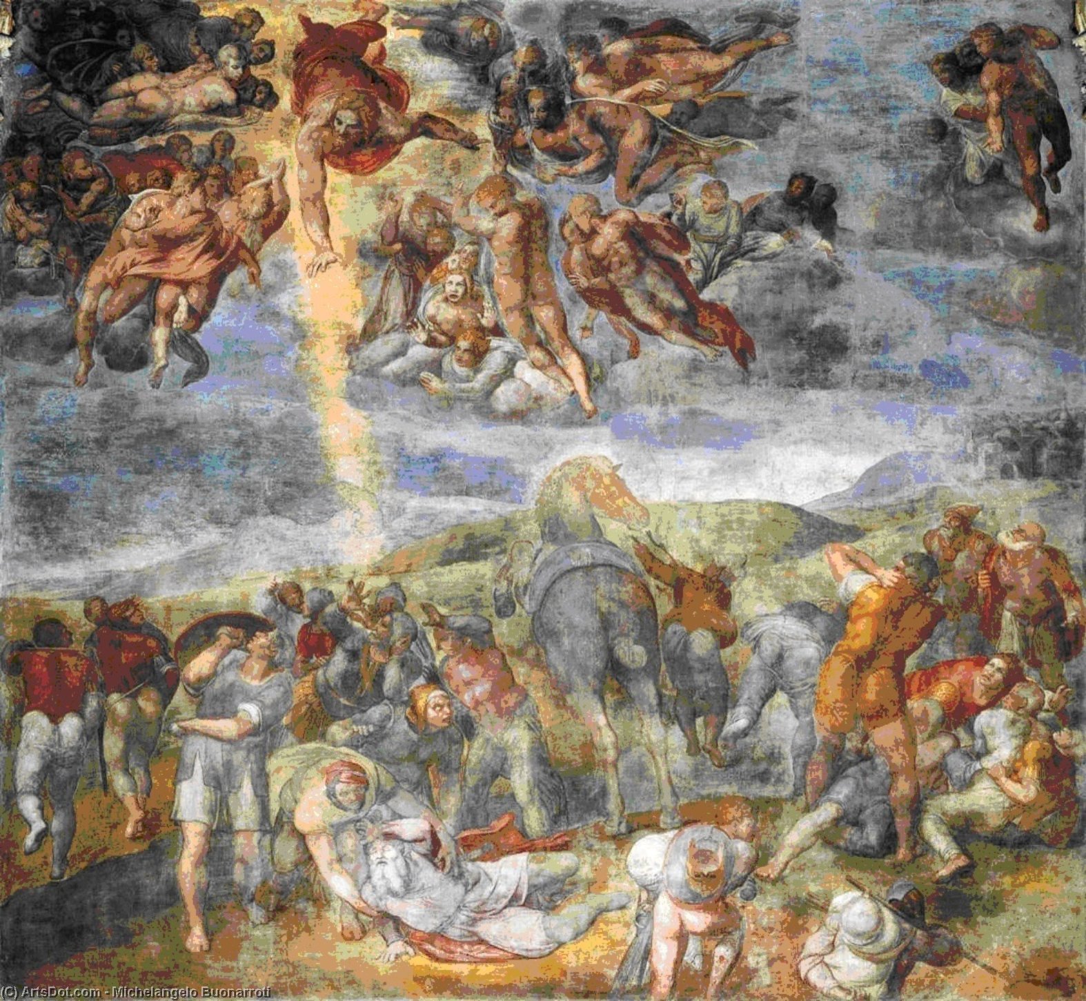 The Conversion Of Saul — Michelangelo Buonarroti