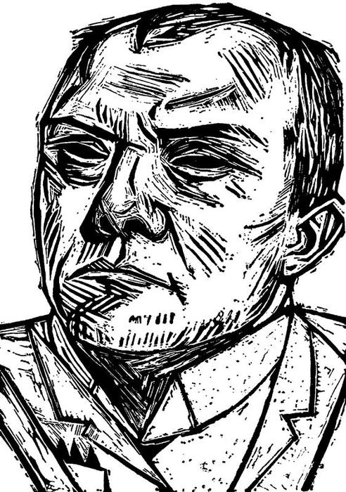 Self-portrait — Max Beckmann