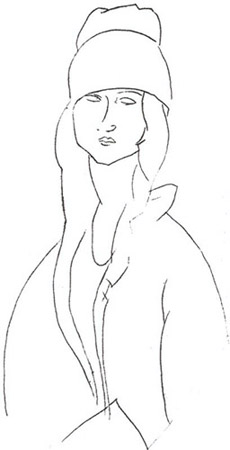 Jeanne Hébuterne — Amedeo Clemente Modigliani