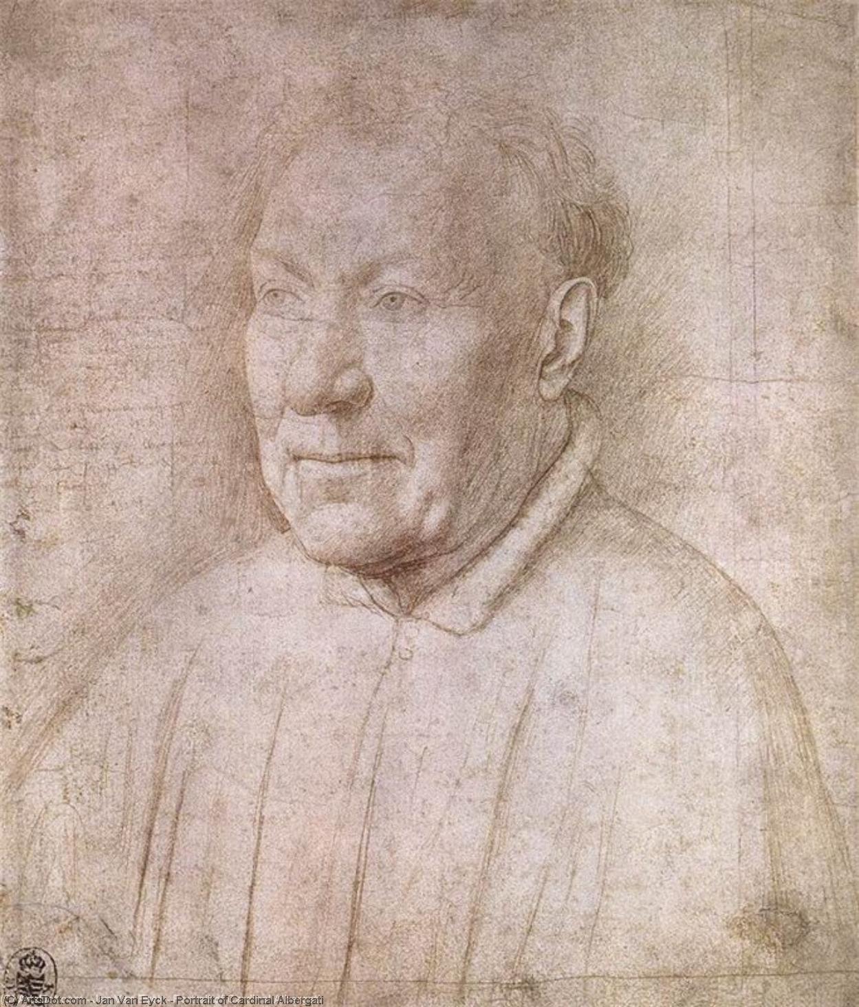 Portrait Of Cardinal Albergati — Jan Van Eyck