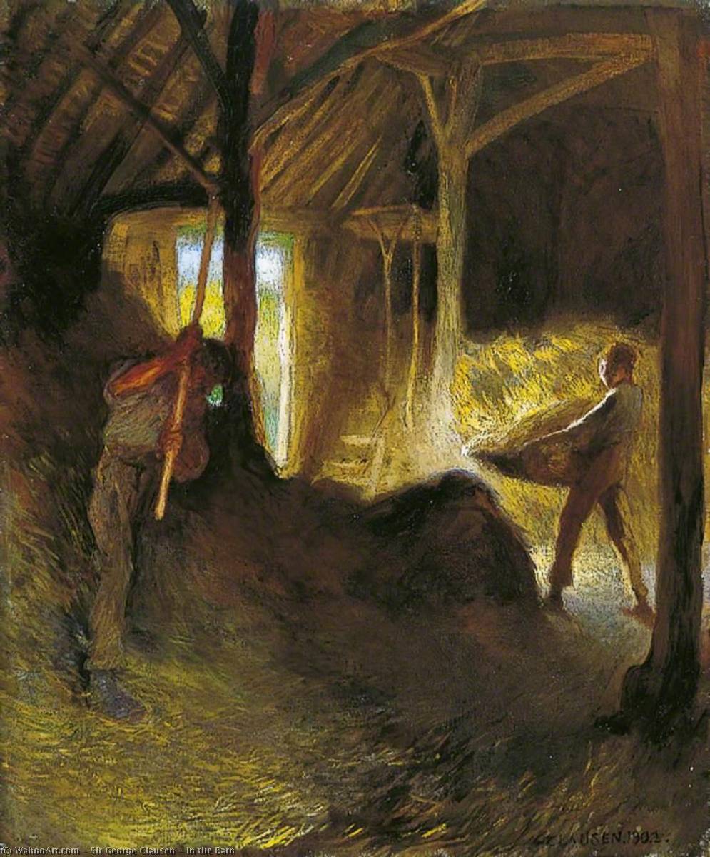 In The Barn — Sir George Clausen
