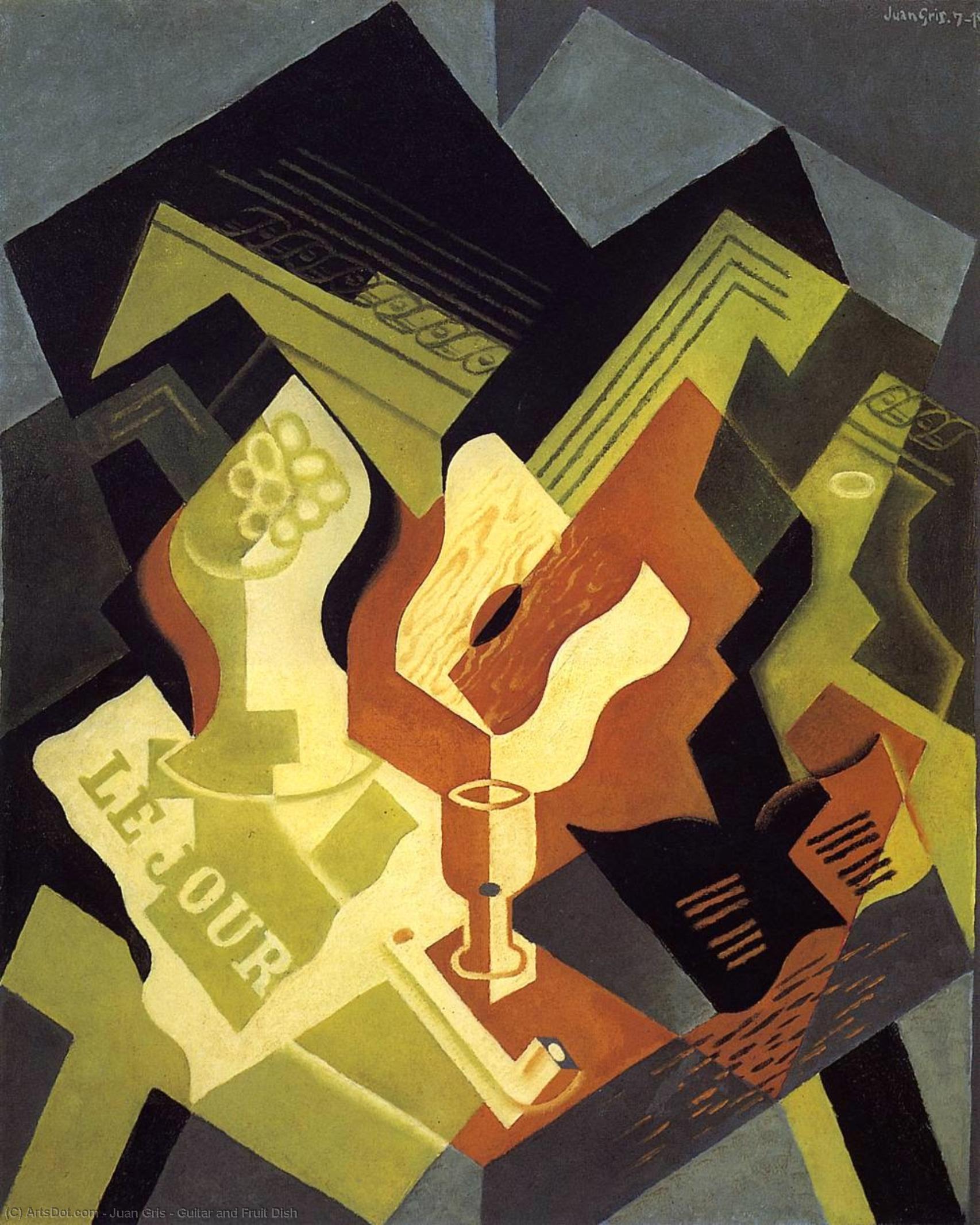 Guitar And Fruit Dish — Juan Gris
