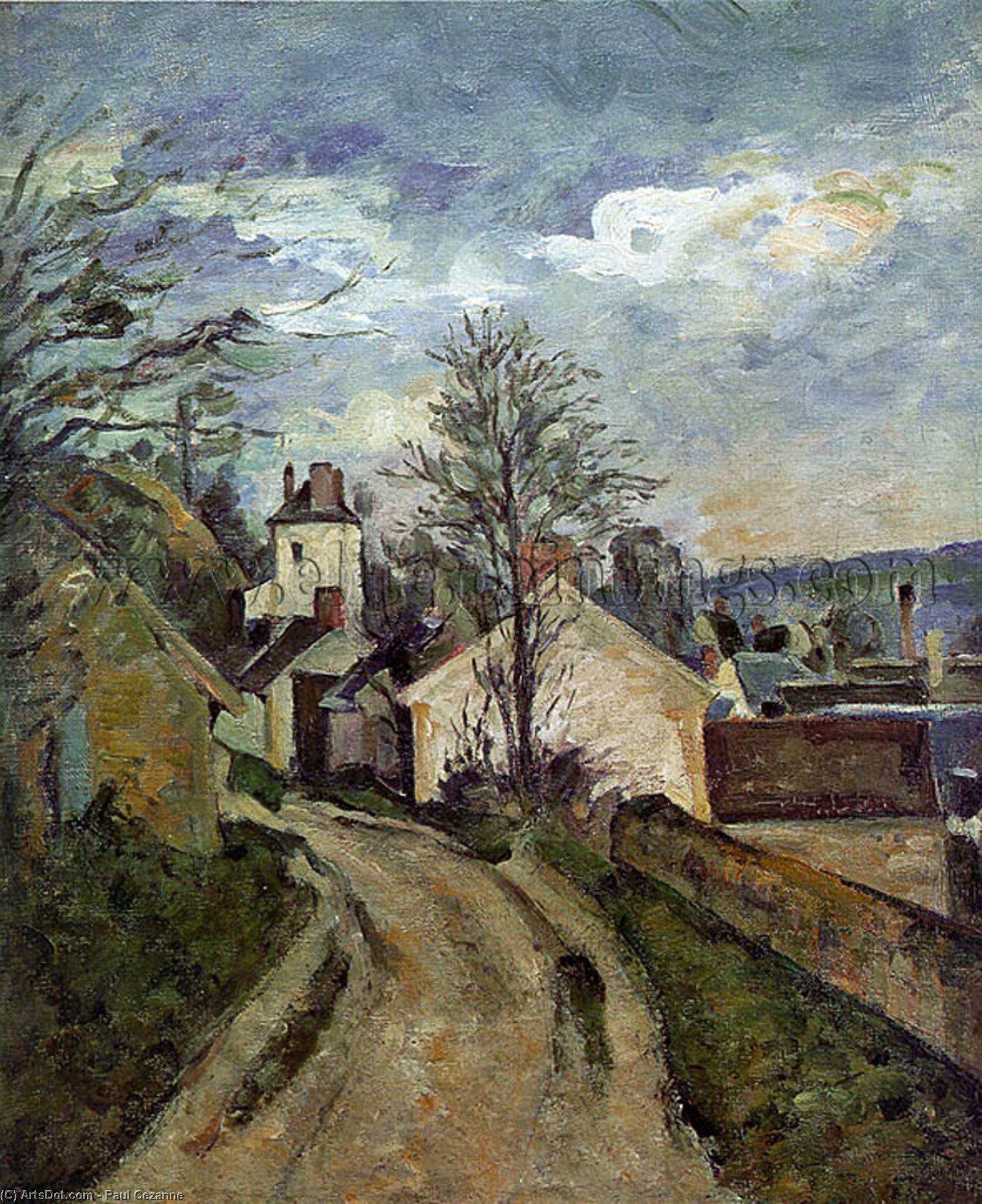 The House Of Dr. Gached In Auvers — Paul Cézanne