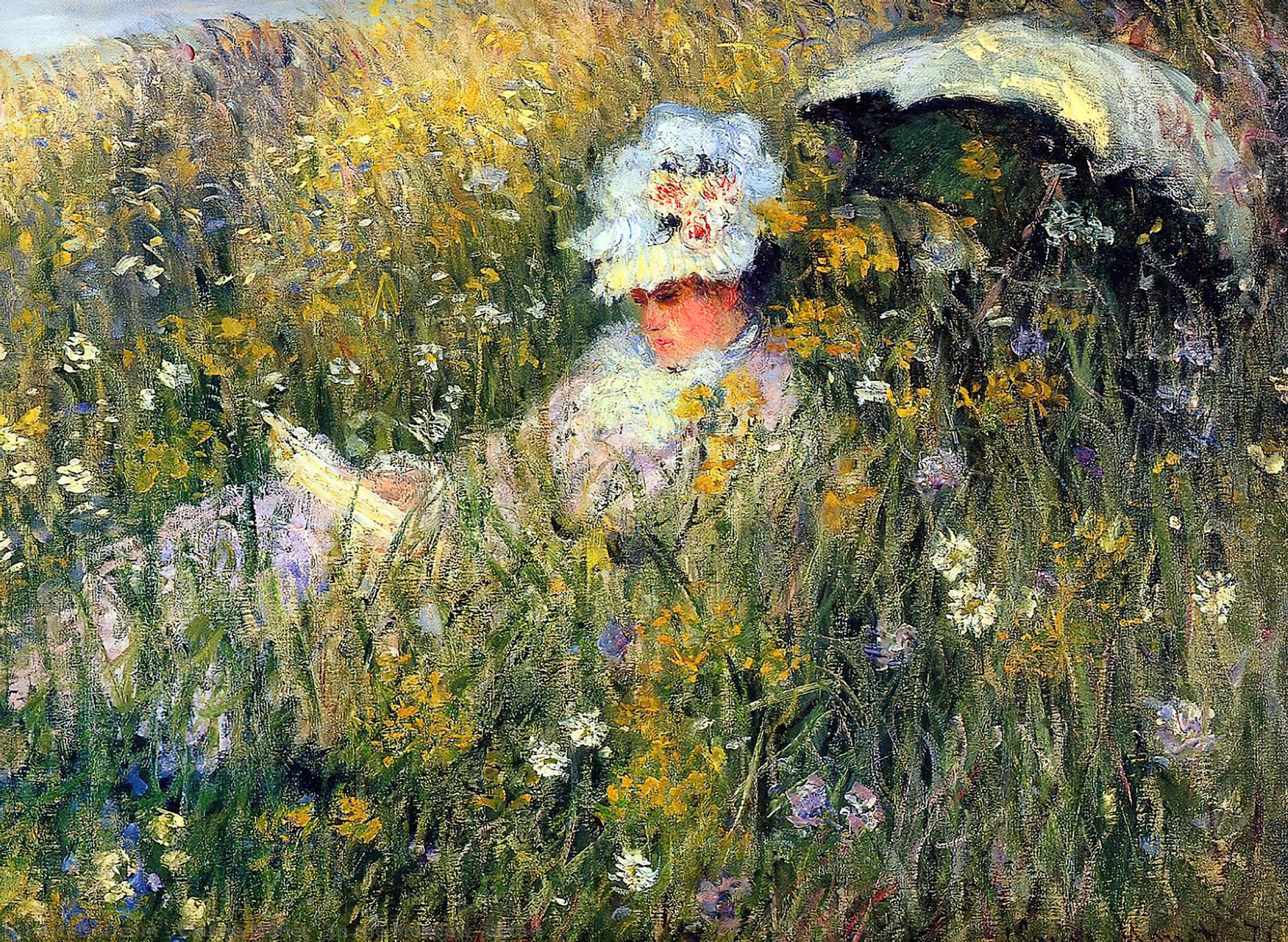 In The Meadow (detail) — Claude Monet