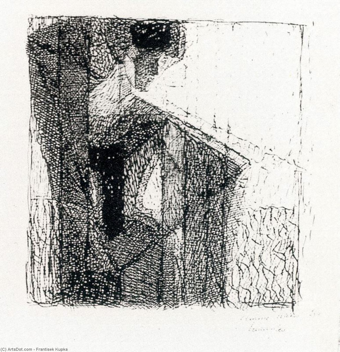 Women In The Triangles — František Kupka