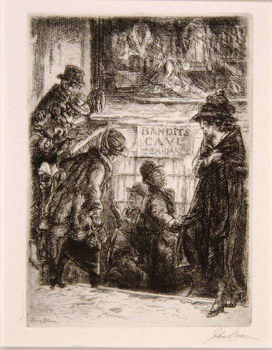 Bandits Cave — John French Sloan