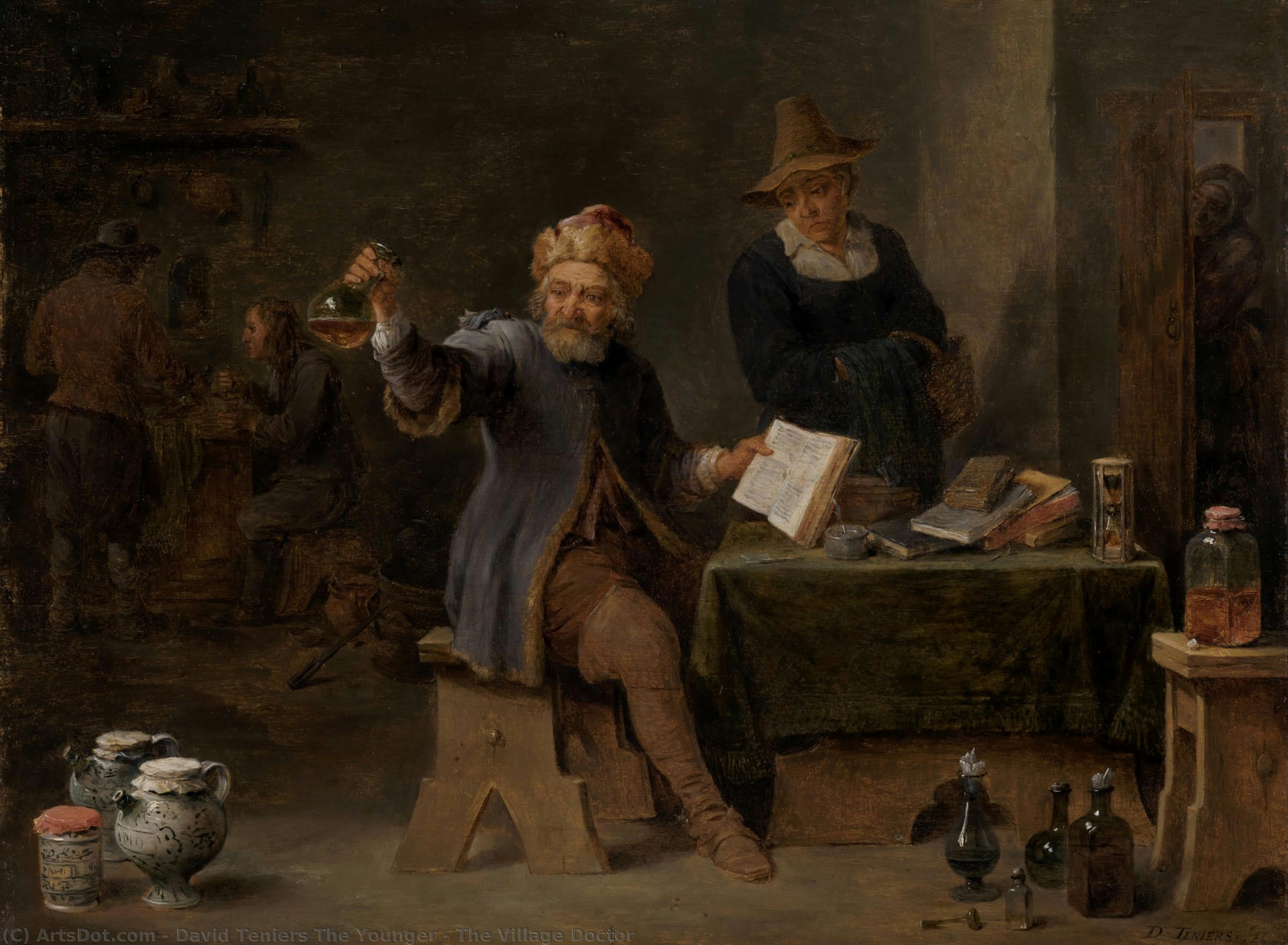 The Village Doctor — David Teniers The Younger