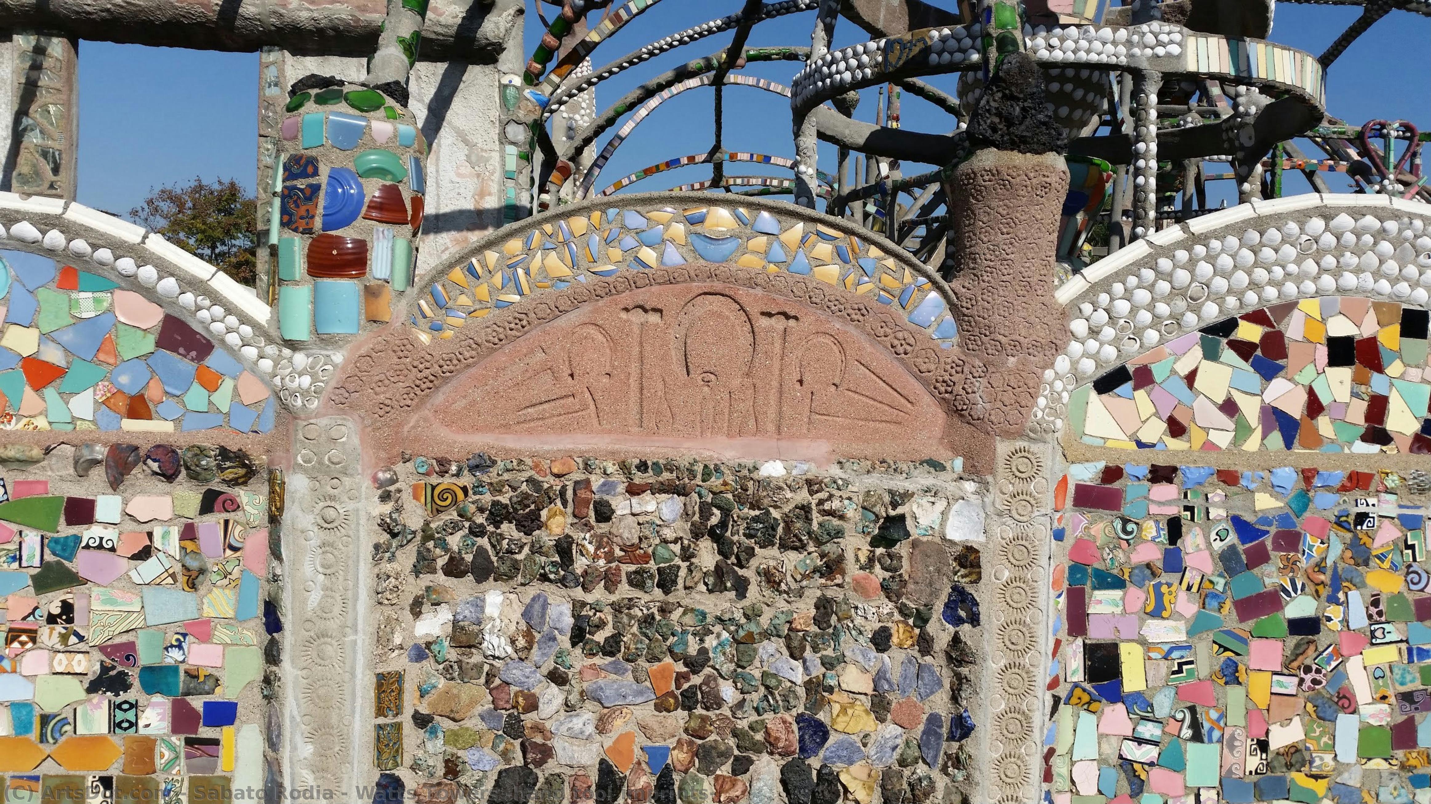 Watts Towers (hand Tool Imprints) — Sabato Rodia