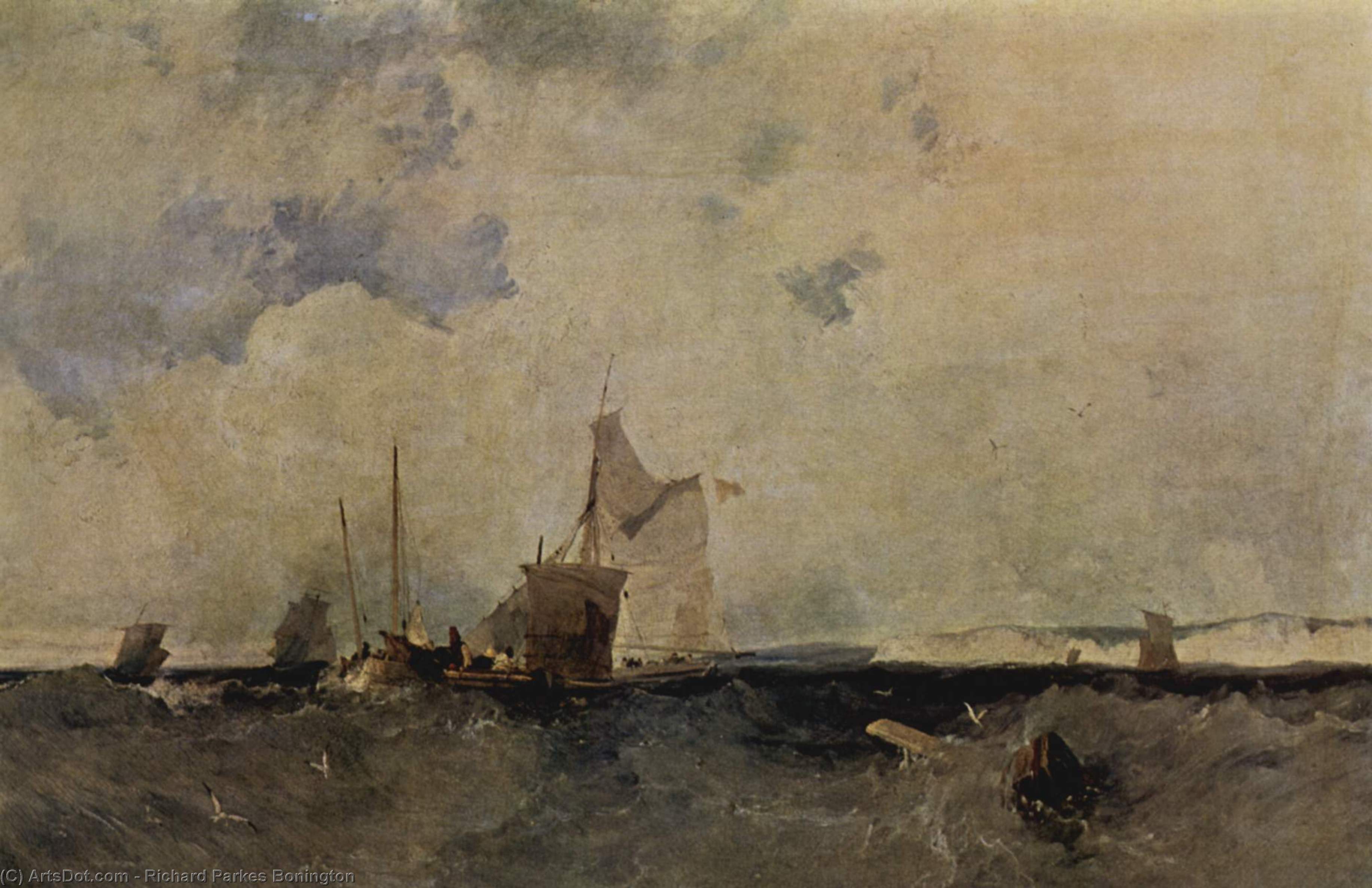 Seascape — Richard Parkes Bonington