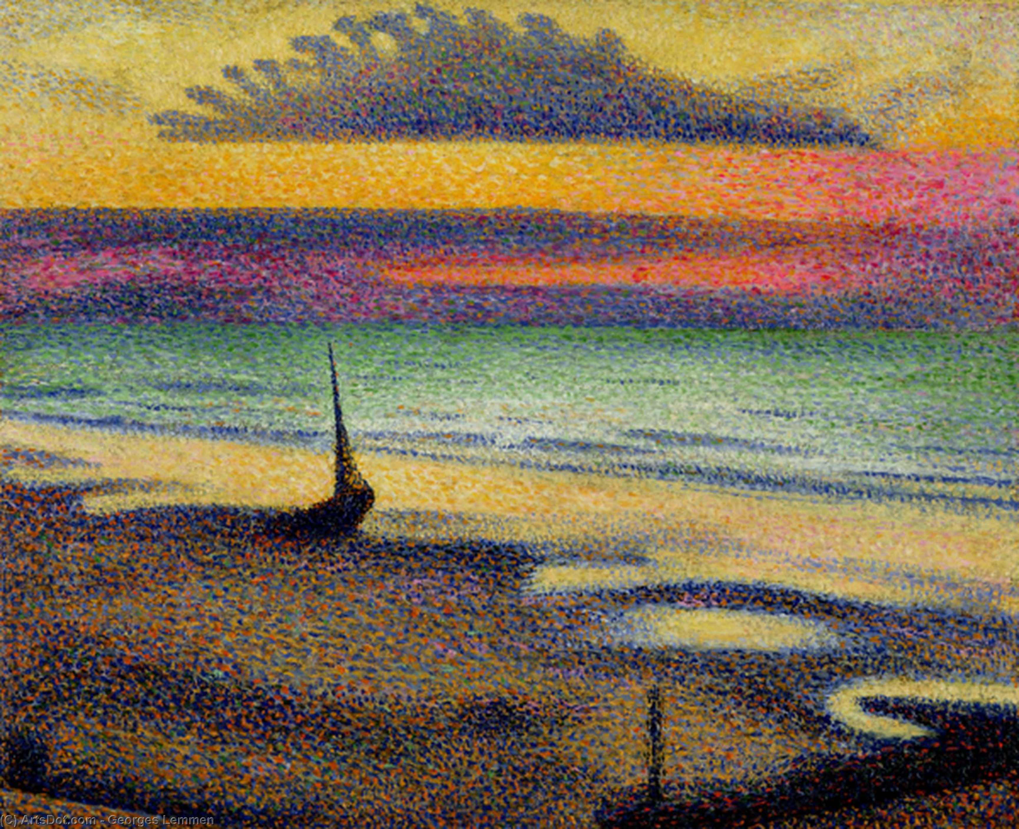 On The Beach — Georges Lemmen