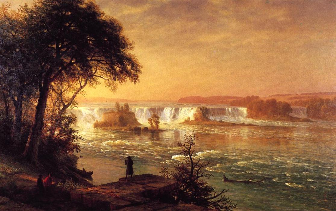 The Falls Of St. Anthony — Albert Bierstadt