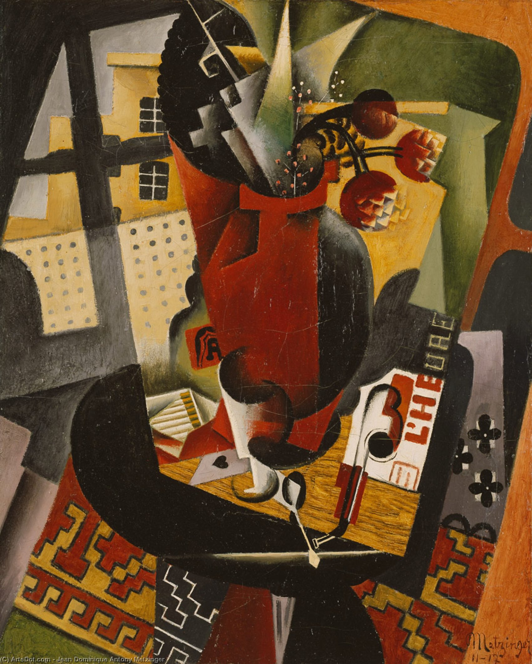 Table By A Window — Jean Dominique Antony Metzinger