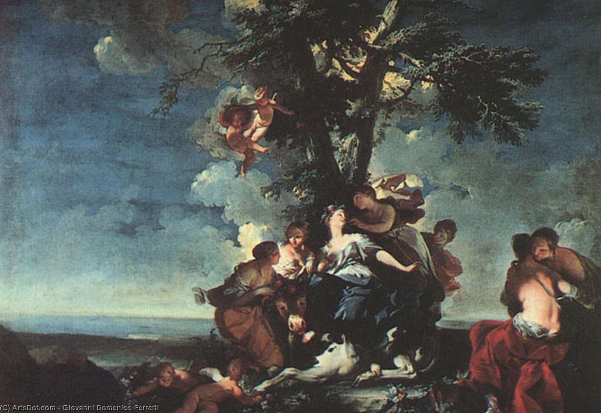 The Rape Of Europa — Giovanni Domenico Ferretti