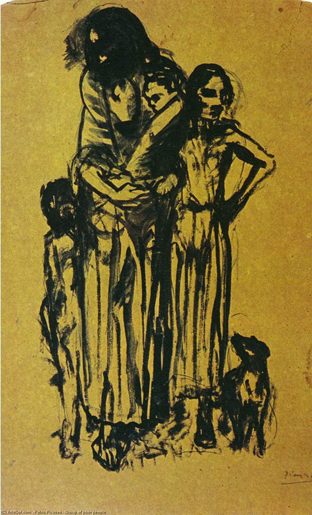 Group Of Poor People — Pablo Picasso
