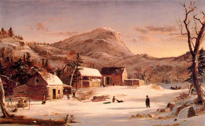 Winter In The Rockies — Jasper Francis Cropsey
