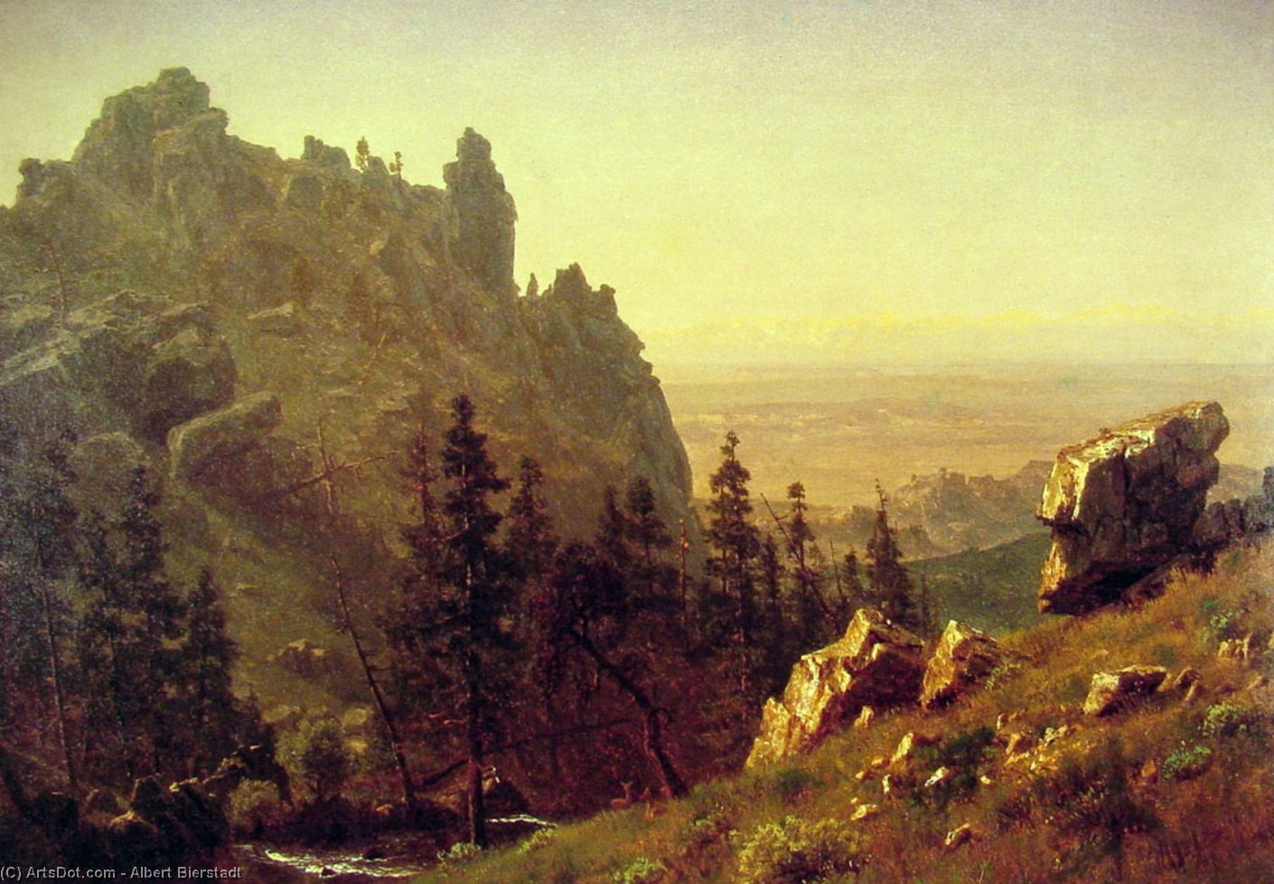 Wind River Country — Albert Bierstadt