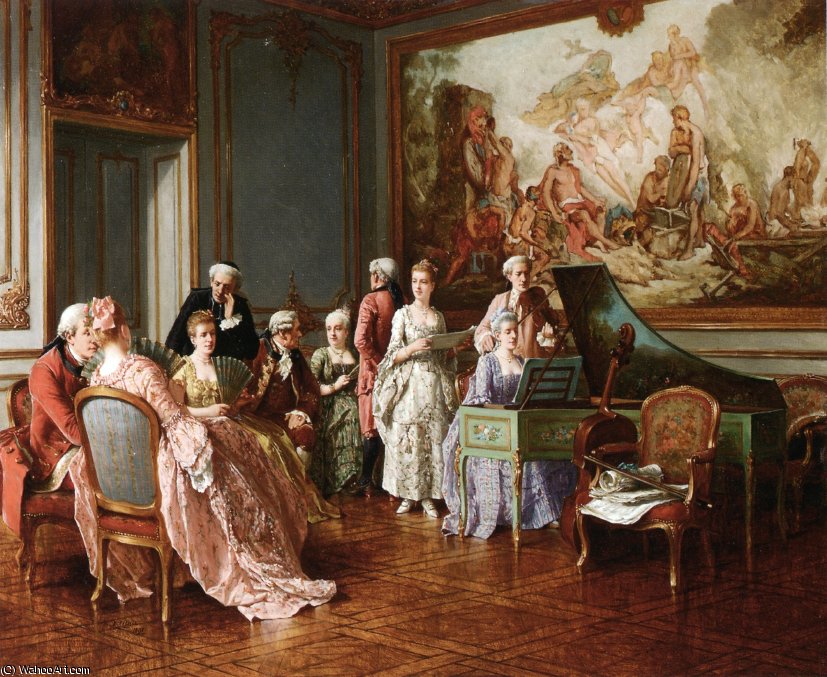 The Music Concert — Benjamin Eugène Fichel