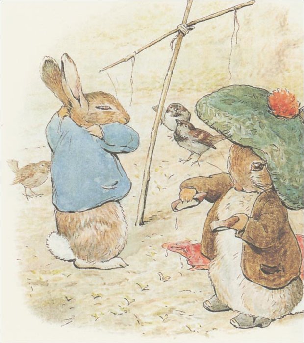 Benjamin Bunny 12a - (11x12) — Beatrix Potter