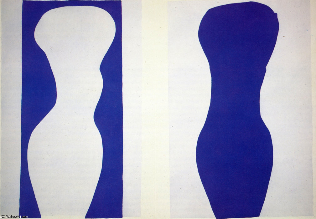 Formes Gouache Découpée Pour Jazz Paris, Musée National D'art Moderne — Henri Matisse