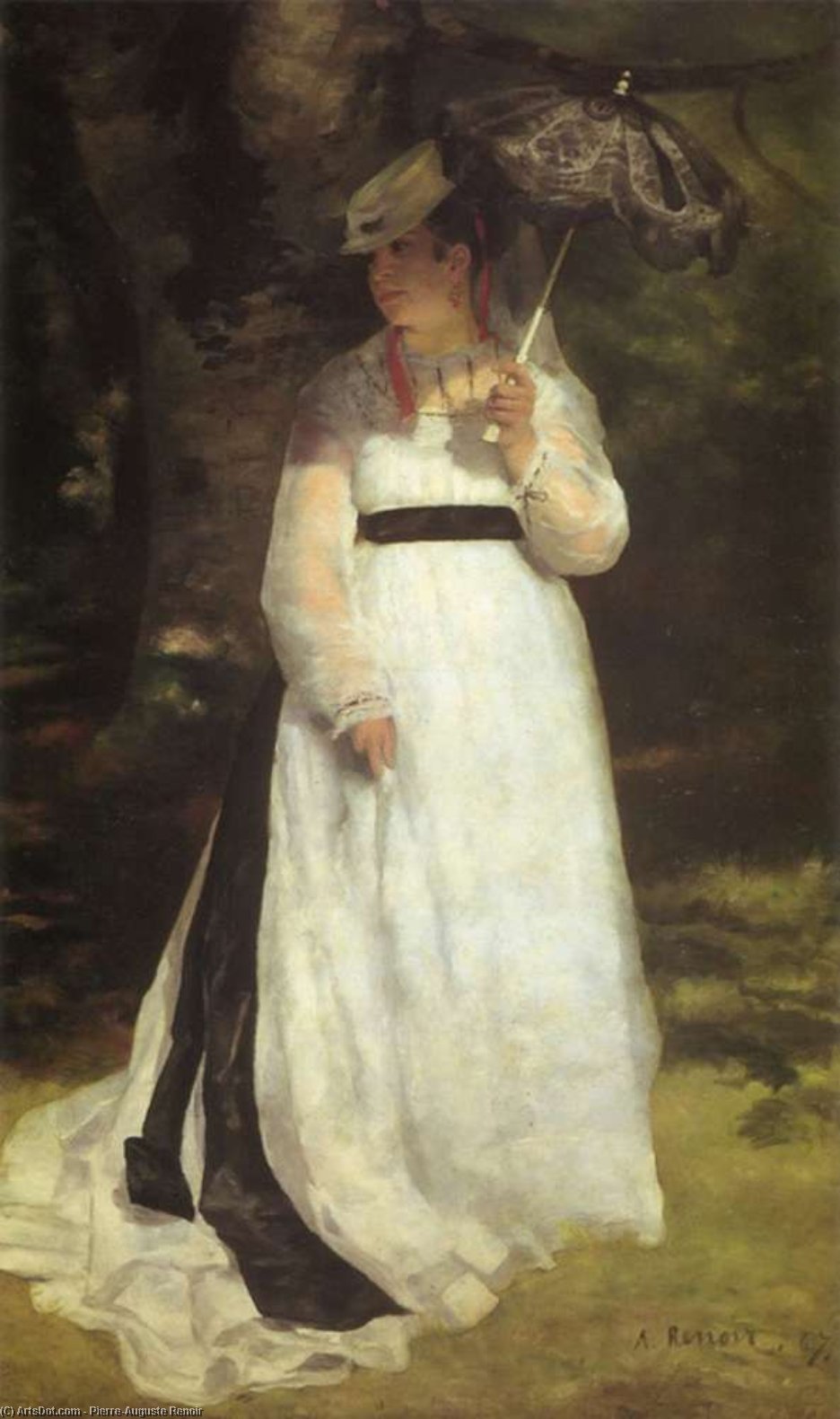 Lise With An Umbrella — Pierre-auguste Renoir