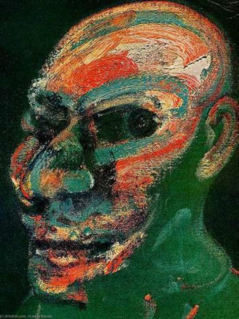 Head (van Gogh), 1959 — Francis Bacon