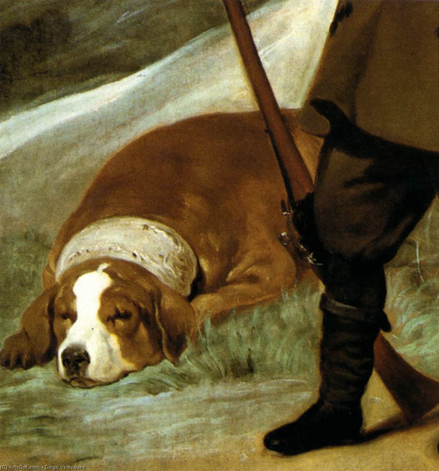 Prince Baltasar Carlos As Hunter (detail) — Diego Velázquez