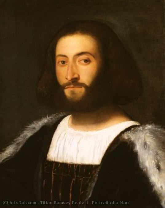 Portrait Of A Man — Titian Ramsay Peale Ii