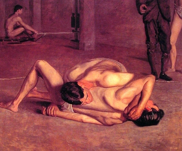 The Wrestlers — Thomas Eakins