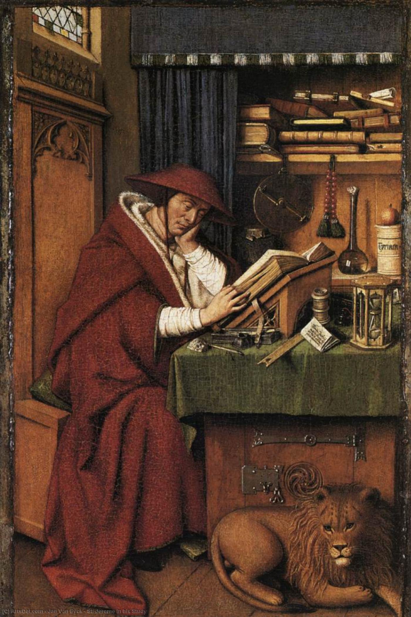 St. Jerome In His Study — Jan Van Eyck