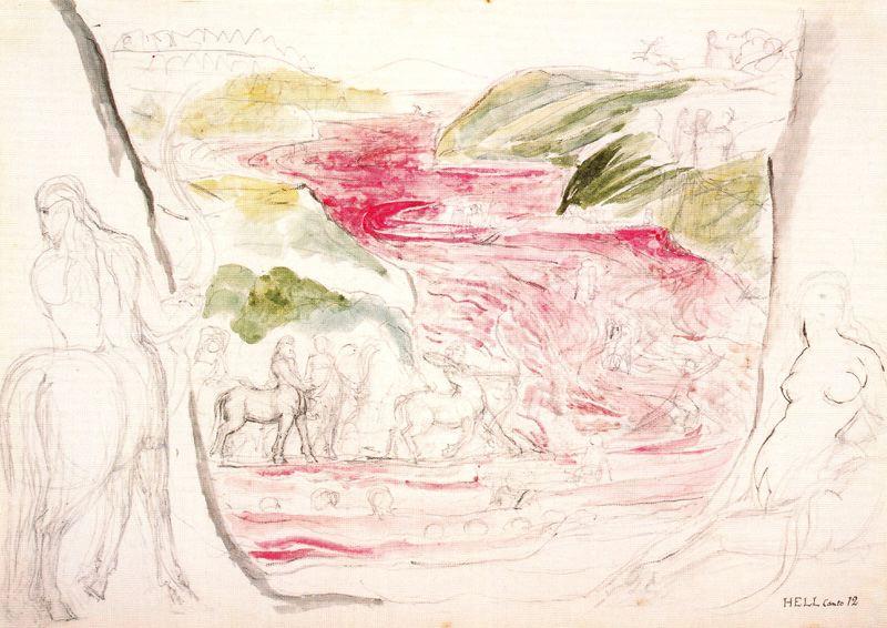 The Centaurs And The River Of Blood — William Blake