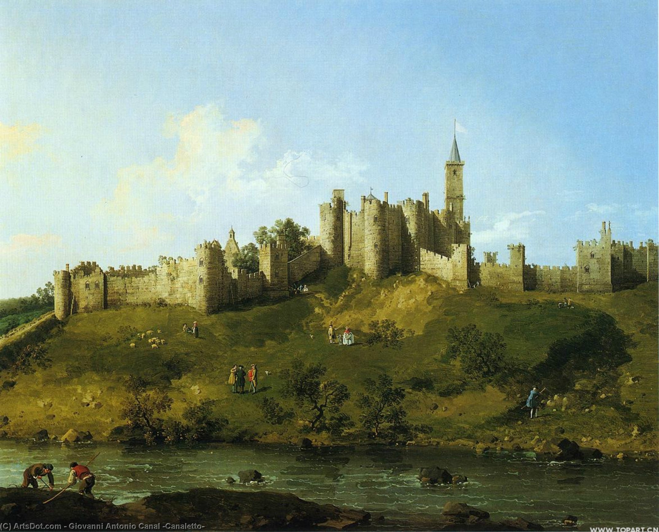 Alnwick Castle — Canaletto