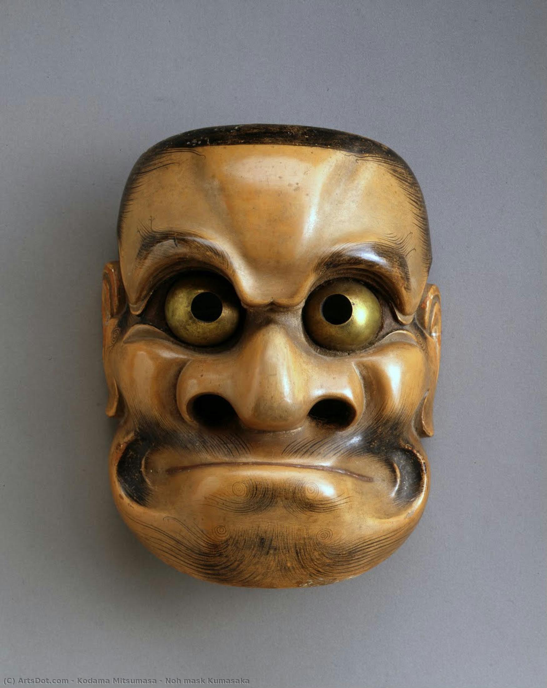 Noh Mask Kumasaka — Kodama Mitsumasa